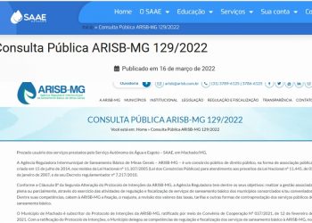 Nesta quarta-feira, de 14 às 16 horas, representantes da Arisb irão se reunir de forma virtual para a realização da audiência pública de Machado.