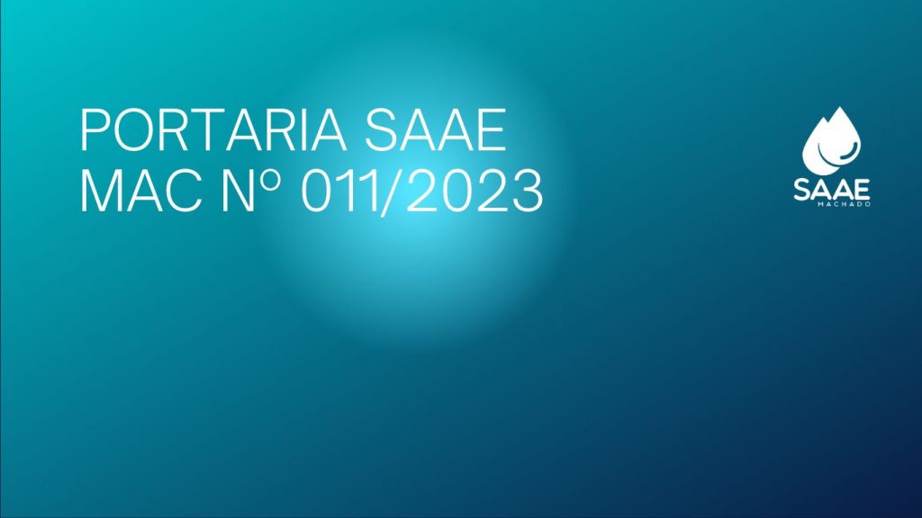 PORTARIA SAAE MAC Nº 011/2023
